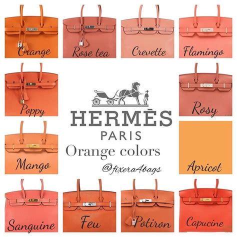 hermes bags orange color|Hermes orange color code.